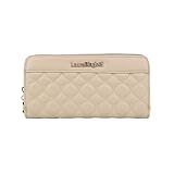 Laura Biagiotti Portafoglio Donna In Similpelle PU, Elegante, Design Trapuntato, Con Zip e Scatola Regalo