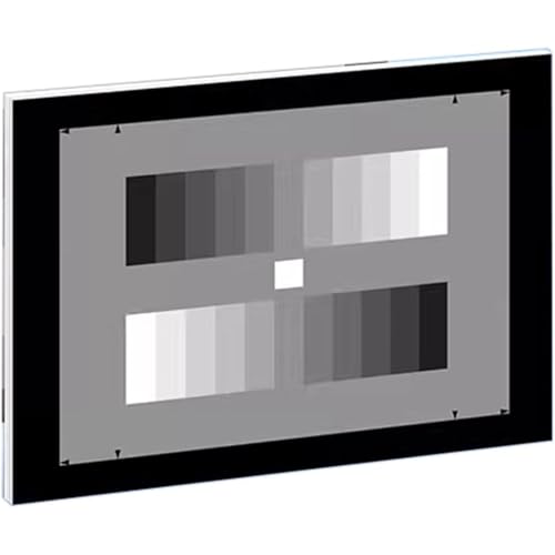 Generic - Carte de test d'étalonnage des couleurs en niveaux de gris pour appareil photo, test en niveaux de gris standard en 11 phases avec colorimètre pour photo et vidéo numériques, accessoires de