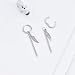 YouU Pendientes, 6 piezas Kpop Bangtan Boy Album Jimin Chain Drop Earrings...