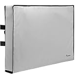 Outdoor TV Cover 70'-75' inch - Universal Weatherproof Protector for Flat Screen TVs - Fits Most TV Mounts and Stands - Gray