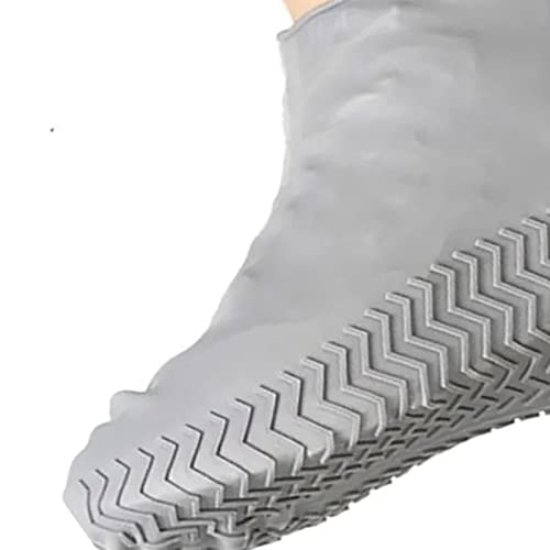 Cubrebotes de Silicona Reutilizables con Suelas Antideslizantes Gris miniatura 3