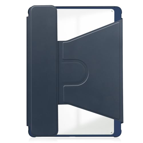 Smart case Samsung Galaxy Tab A9 Plus finition premium bleu foncé avec support