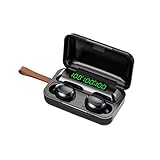 Fones de ouvido sem fio, fones de ouvido TWS HiFi True Wireless Bluetooth 5.0, fones de ouvido intra-auriculares com cancelamento de ruído com microfone, Smart Power Display, estojo de bateria de 1200mAh com 60 horas de reprodução