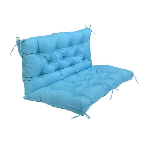 Coussin de balancelle anti-UV avec dossier et 8 attaches