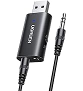 UGREEN Adaptateur Bluetooth 5.1 avec Prise 3.5mm Émetteur et Récepteur Bluetooth Jack Audio sans ...