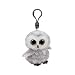 Ty Beanie Boos Owlette the White/Gray Owl - Clip, Grey/White, 2 inches