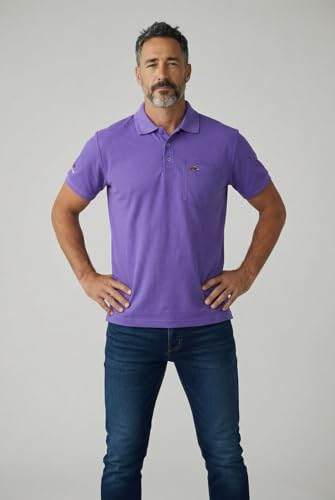 Image of Men Regular fit Polo Neck Front Pocket ||Pocket Embroidery Casual Wear T-Shirt||Half Sleeve Side on Sleeve Embroidery|| Button Closer t Shirt for Men
