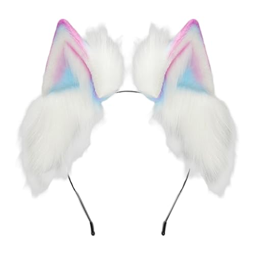 Serre-tête oreilles de chat en peluche pour cosplay et fêtes déguisées