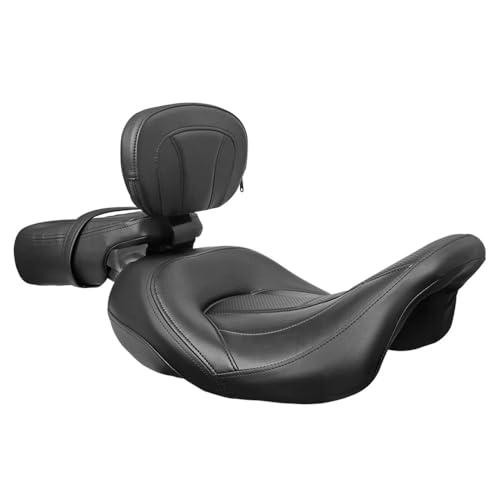 Asiento doble con respaldo para evitar fatiga en Street Glide y Touring 3