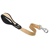 ファープラスト ジオット GM25-60 犬用短引ショートリード 超大型犬60kgまで ベージュ