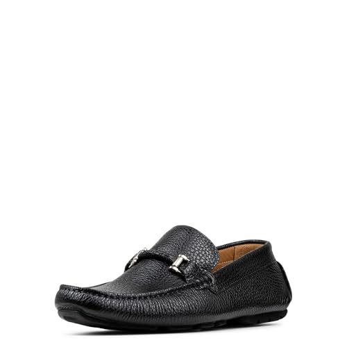 Donald J Pliner Drexel mocasines de vestir negros para hombre talla 40