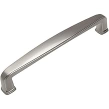 Cosmas 10 Pack 4392-128SN Satin Nickel Modern Cabinet Hardware Handle Pull - 5" Inch 128mm Hole Centers