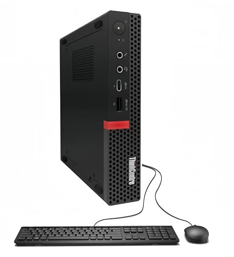 Lenovo ThinkCentre M720q Tiny Desktop Computer PC, Intel i5-8500T 2.1GHz Up to...