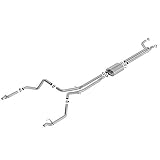 Borla 140778 S-Type Axle-Back Exhaust System 2.75 in. Into Muffler True Dual Single Split Rear Exit