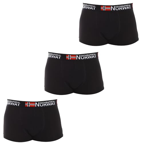 Geographical Norway Pack-3 Bóxers GN1000 para Hombre