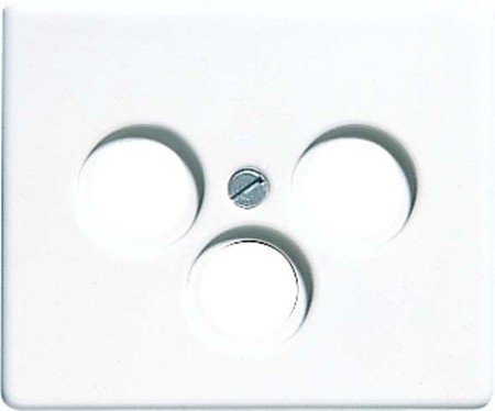 Preisvergleich Produktbild Jung SL561SATWW Abdeckung für SAT-TV-Steckdose