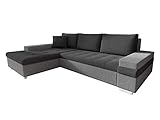 Das Ecksofa ist universell, die Auswahl ob rechte oder linke Seite wird bei der Montage getroffen