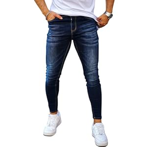 GINGTTO Mens Skinny Jeans Slim Fit Stretch Jeans Comfy Denim Jeans Pants