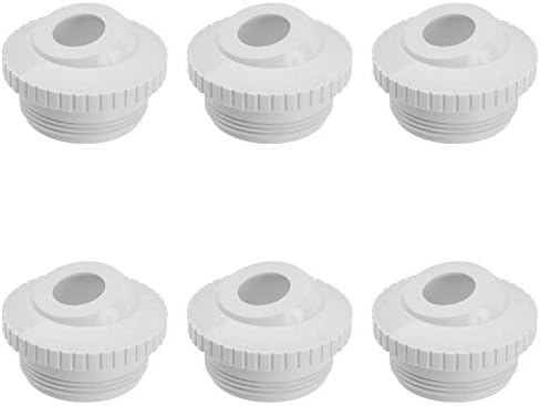 Hayward 1 1 1/2 Inch Pool Spa Return Jet Fitting, 3/4 Inch Eye Ball (6 Pack)