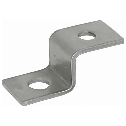 Dehn+Söhne Endstück Z-Form 390 499 mit 2 Bohrungen Verbinder für Blitzschutz 4013364127517 (1 Stück Endstück)
