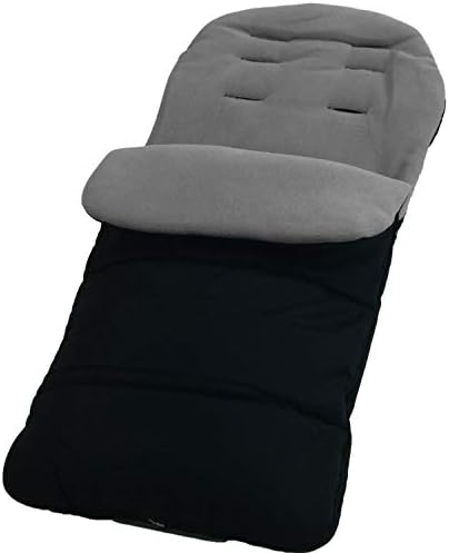 FYLO Premium Footmuff/Cosy Toes Fleece Lined Cosytoes Universal Fitting for Pushchairs Strollers Prams Buggy Baby 100cm - Dolphin Grey