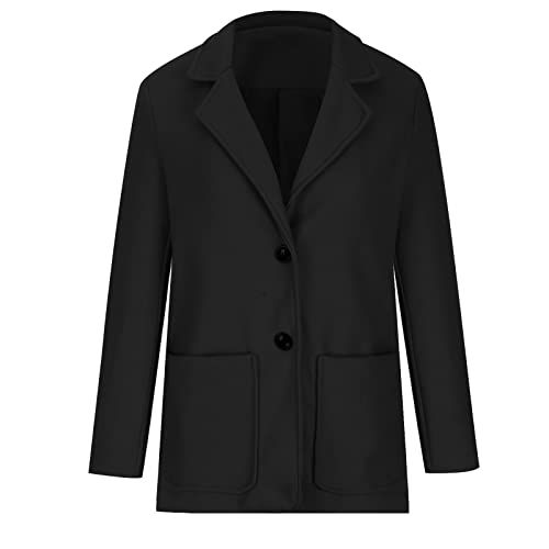 Blazer feminino casual blazers frente aberta manga longa trabalho escritório suéter blazer feminino,