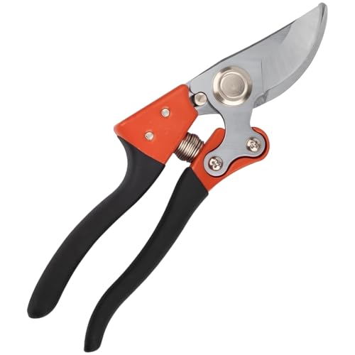Image of HASTHIP Gardening Scissor, Pruner High Manganese Steel Gardening Shear with Safety Lock, Plant Cutter for Home Garden, Spring-Loaded Hand Pruner Cutter for Plants, Flowers, and Branches