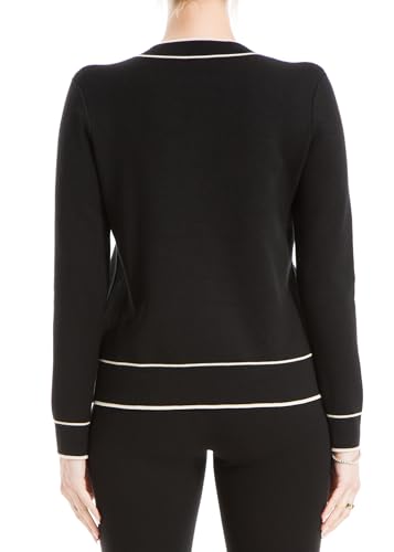 Image of Max Studio Women's Flat Knit Long Sleeve Sweater