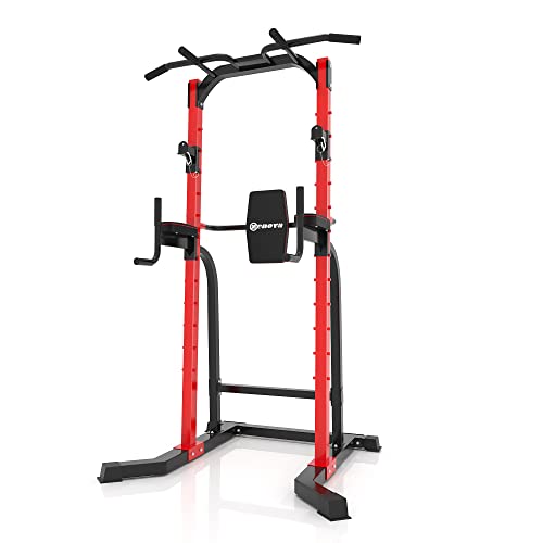 Zenova Power Tower Pull Up Bar Stand Dip Bar Strength Training Equipment Multi-Function Gym Equipment For Pull Up/Dip/Squat/Bench Press #TOP7