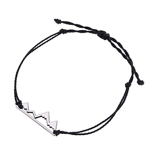 cooltime Pulsera de cuerda ajustable para camping de montaña, con encanto de montaña, para viaje de vacaciones Cover