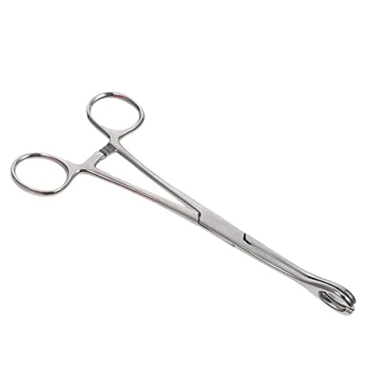 Healifty Body Piercing Clamps Navel Piercing Twiers Pinceps Body Piercing Tool För Öron Läpp Navel Näsan Tunga Septum Svamp