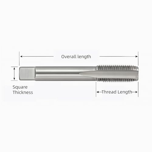 Image of M6x1.0 Metric Tap and Die Set Right Hand HSS Tap & GCr15 Hex Die for Metal Thread Repair