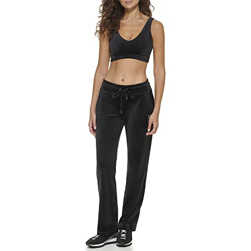 Dkny Sport Women's Performance Support Yoga Running Bra, Black #TOP1