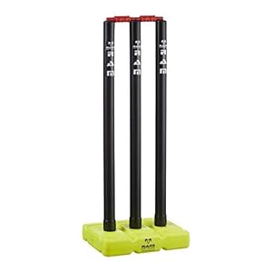 Ram Cricket Batting Stumps – Plastic – Black/Yellow/Red