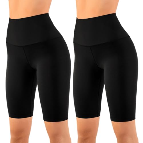SAIIURV 2 Pezzi Pantaloncini Palestra Donna, Leggings Push Up Donna Corti