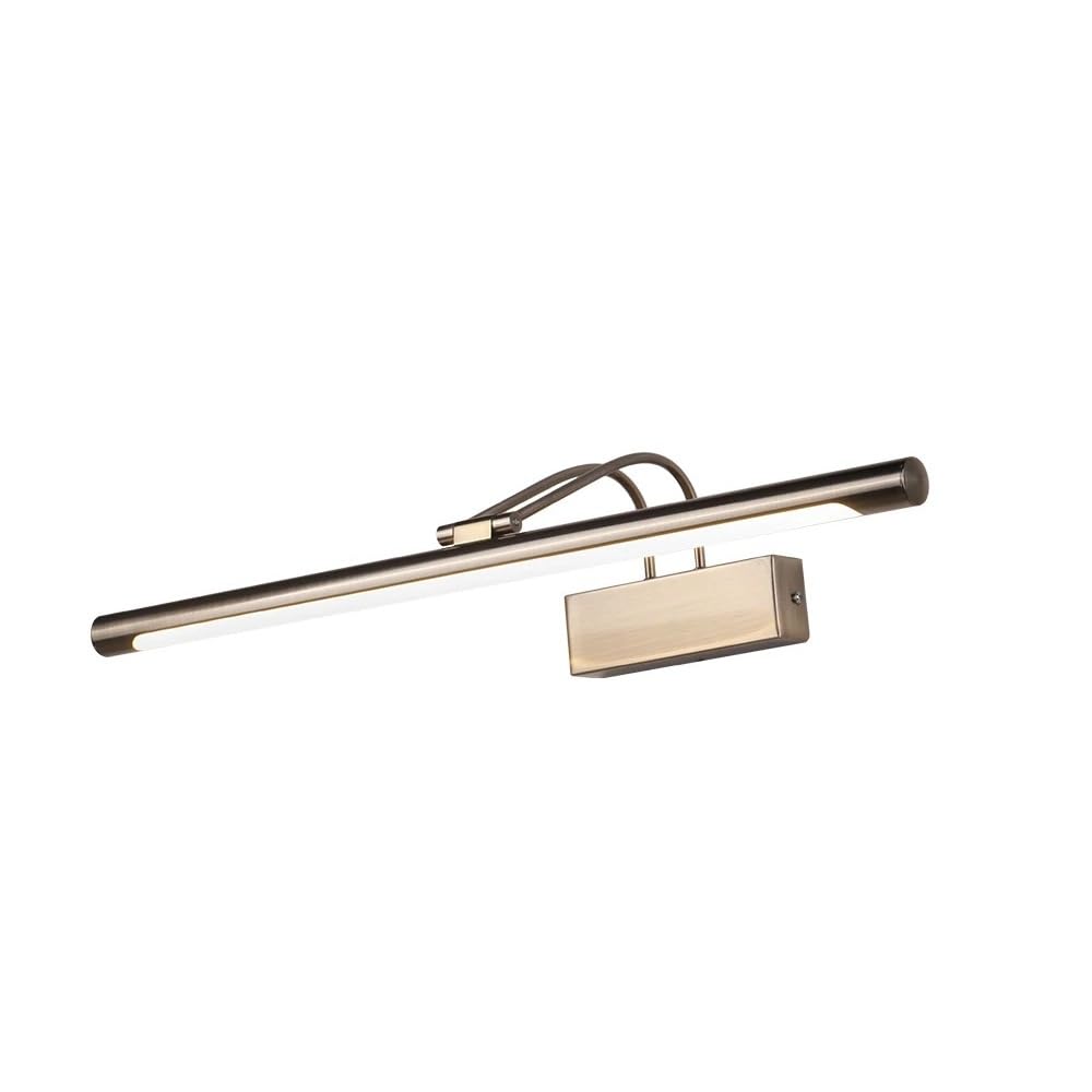 Applique murale LED design moderne noir or pour salon couloir et salle de bain IP42