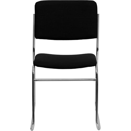 image for Flash Furniture HERCULES Series 500 lb. Capacity Black Fabric High Den