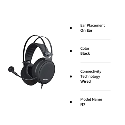 Nubwo Gaming Headsets Ps4 N7 Stereo Xbox One Headset Wired Pc Gaming Headphones With Noise Canceling Mic , Over Ear Gaming Headphones For Pc/Mac/Ps4/Ps5/Switch/Xbox One (Adapter Not Included) #TOP7