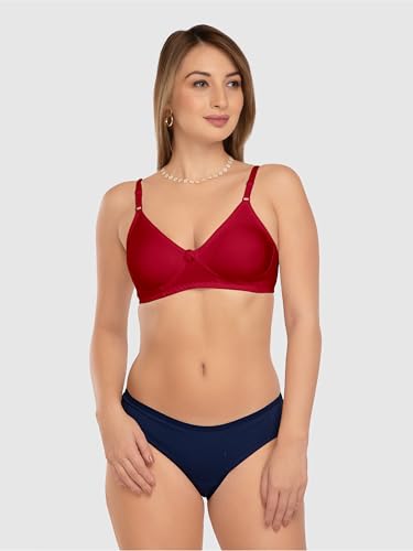 Image of Daisy DEE Women's Cotton Seamless Non-Padded Non-Wired Full Coverage T-Shirt Bra NLBLA