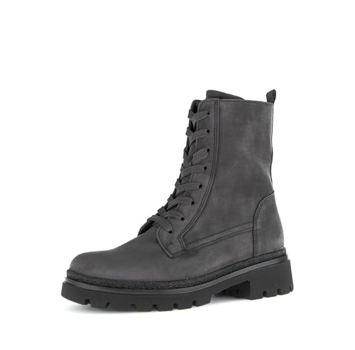Gabor Damen Schnürstiefeletten, Frauen Stiefeletten,Kurzstiefel,uebergangsschuhe,uebergangsstiefel,reißverschluss,Pepper (Mel.),40 EU / 6.5 UK