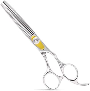 Equinox Professional Hair Scissors Thinning Shears - Razor Edge Series Teeth Shears- Japanese Stainless Steel-Barber Hair Cutting Texturizing Shears for Men,Women,Kids,Salon & Home-6.5