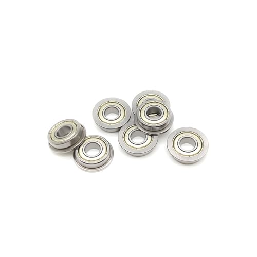 Roulement à billes F697ZZ à bride 7x17x5 mm blindé en métal pour guidage mécanique précis