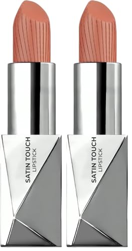 Yarı Mat Ruj, Uzun Süre Kalıcı Nemlendirici Pürüzsüz Etkili, Satin Touch Lipstick 817 Cavern Clay (2 paketi)