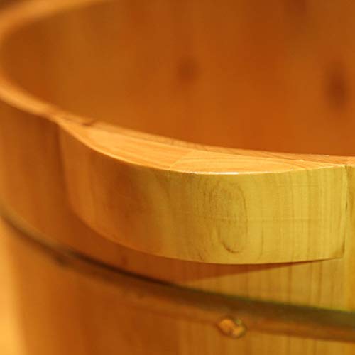 Tina de madera para pies con masaje spa miniatura 3