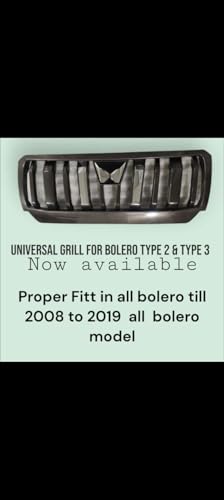 Image of GRILL BOLERO T-3 BUTTERFLY UNIVERSAL STYLE BLACK