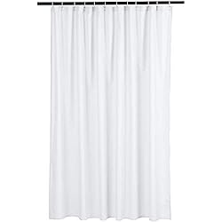 Cortina Baño Poliester Amazon Amazon Basics Cortina de ducha, 100% poliéster, Jardín Blanco/Opulento, 72´´ X 72´´
