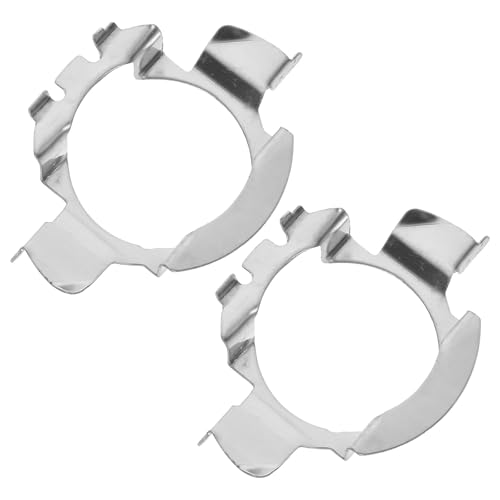 iplusmile 2piezas Adaptadores para Bombillas LED para Coche de Base Resistente para Retención Segura Fácil Instalación sin Dañar el Portalámparas Compatible con Faros Delanteros de