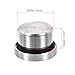 uxcell Stainless Steel Inner Hex Head M30x1.5 Pipe Fitting Plug with Seal Ring for Terminate Pipe Ends