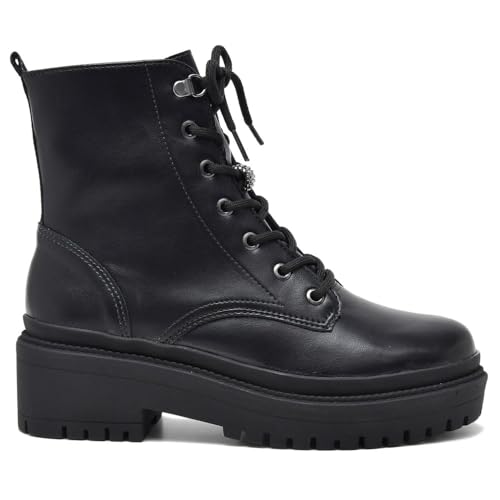 Coturno Feminino Via Marte com Pingente em Strass Preto - 36