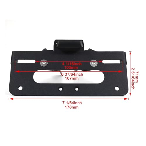 Support plaque d'immatriculation Speed Triple 1200RS robuste et rigide - 2
